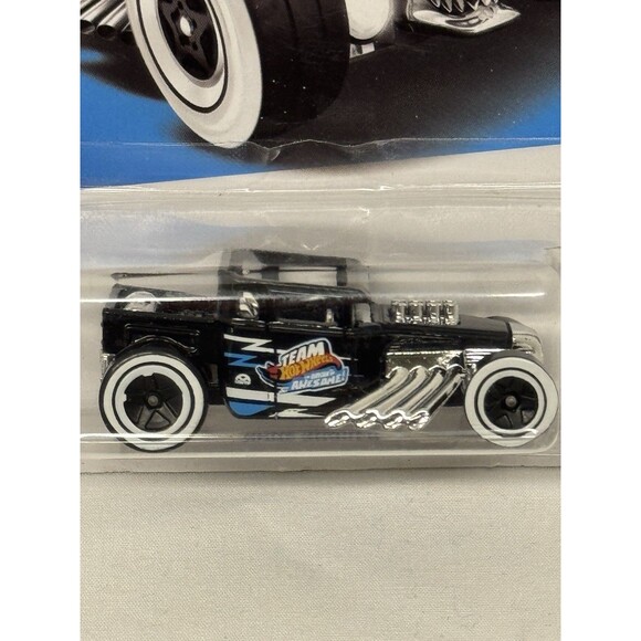 2021 Hot Wheels Mattel Bone Shaker HE Dream Garage 3/5 60/250 Black W/Chrome New - Picture 2 of 5